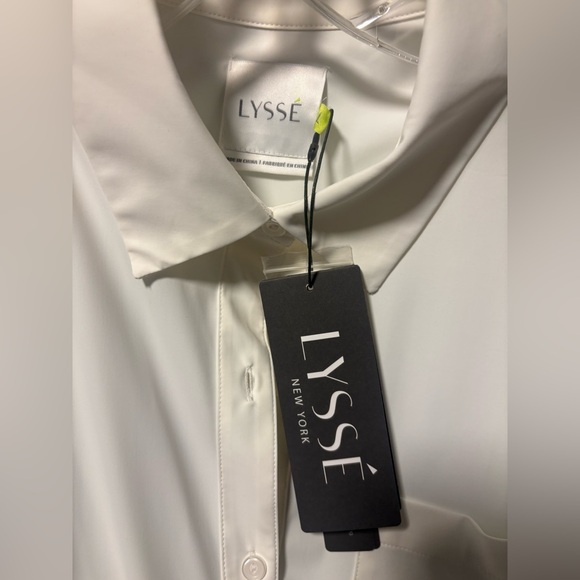NWT Lysse SCHIFFER BUTTON UP BLOUSE size L - Picture 7 of 9